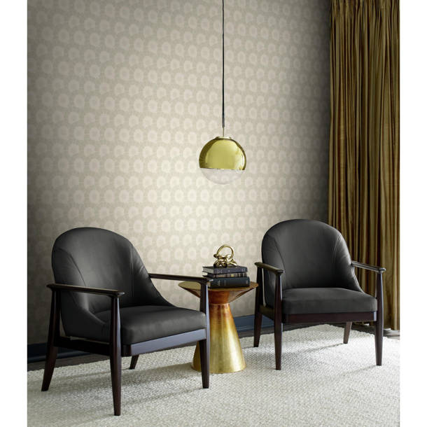York Wallcoverings Antonina Vella Deco Damask Double Roll & Reviews